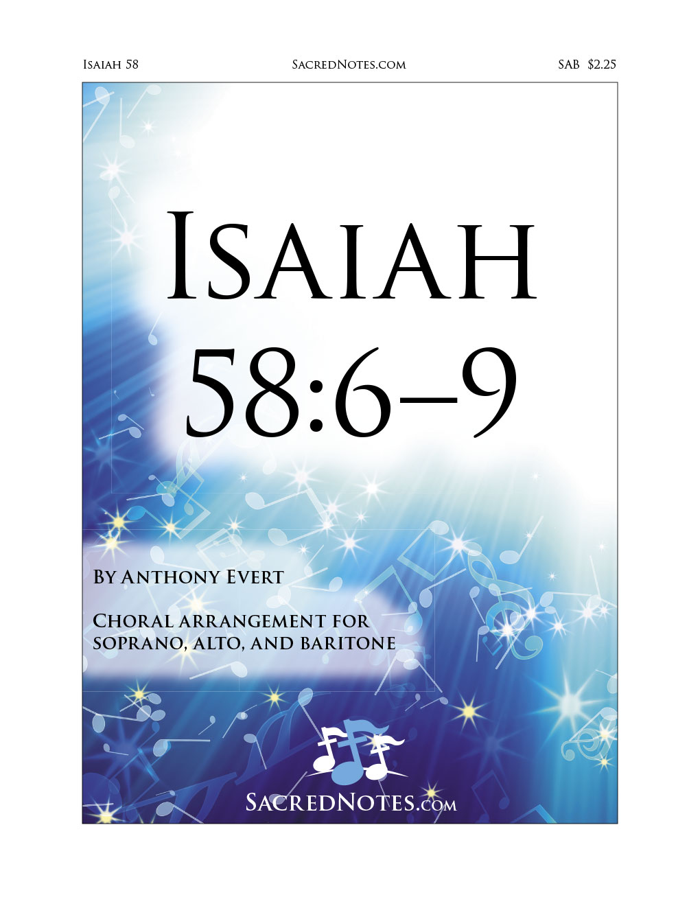 Isaiah 58 6 9 SacredNotes